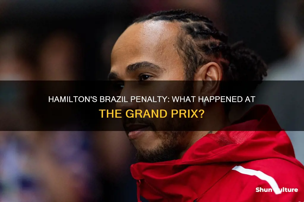 did hamliton get a penalty in brazil