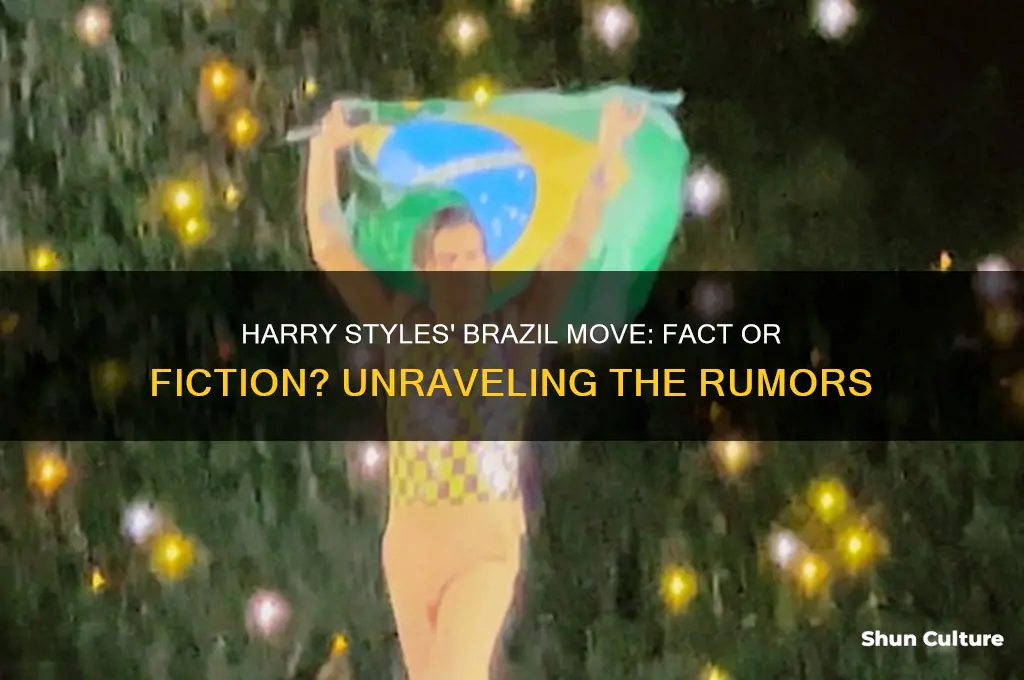 did harry styles move to brazil