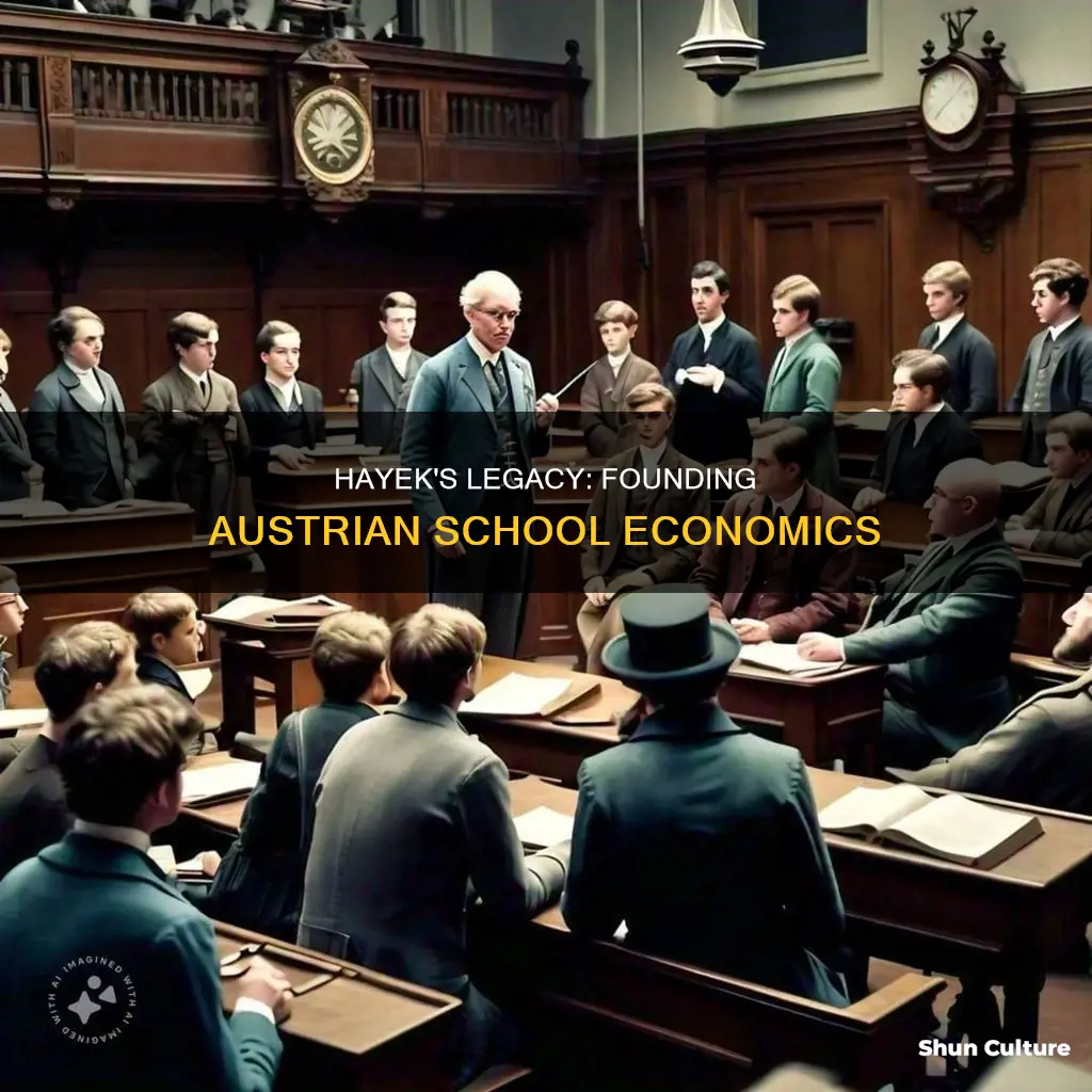 did hayek create the austrian school