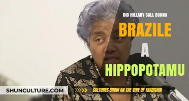 Hillary's Remark: Did She Call Donna Brazile a Hippopotamus?