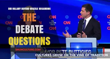 Hillary Clinton's Defense of Donna Brazile in Debate Questions Leak