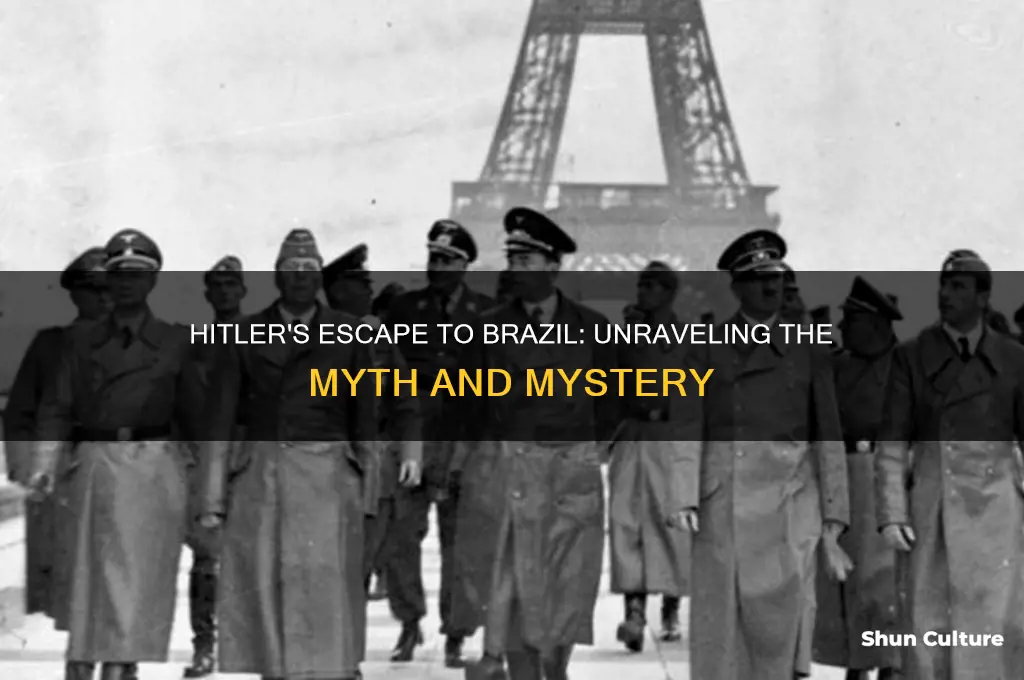 did hitler escape to brazil