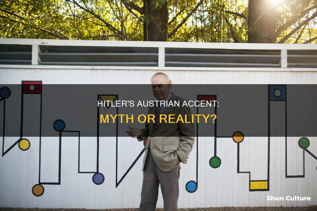 did hitler have an austrian accent