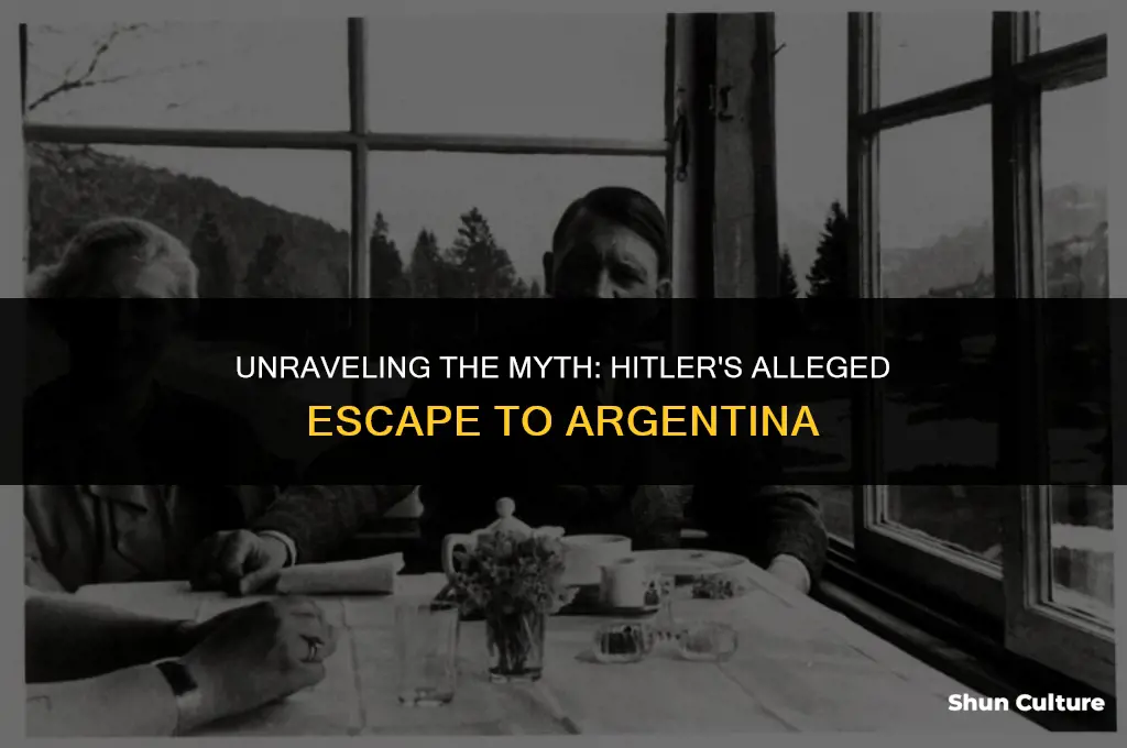 did hitler move to argentina