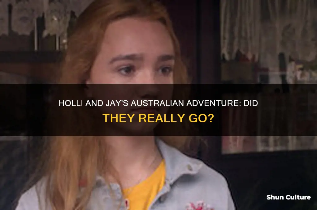 did holli and jay go to australia