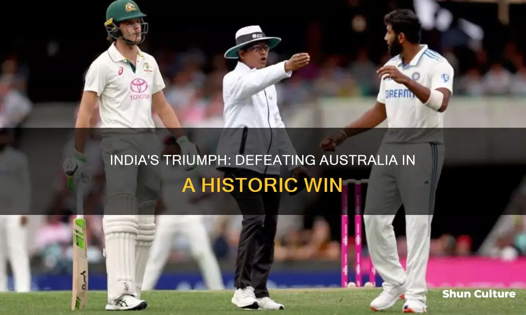 did india beat australia