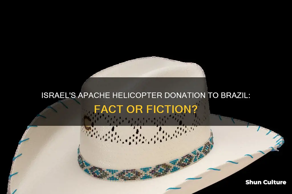 did israel donate apache helicopters to brazil