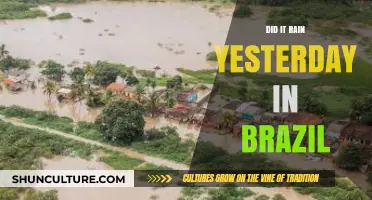 Yesterday's Weather in Brazil: Did Rainfall Occur Across the Country?