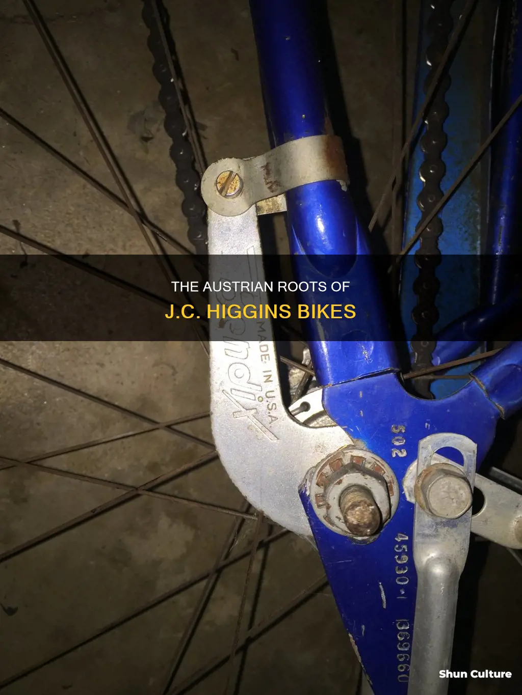 did j c higgins bikes come from austria