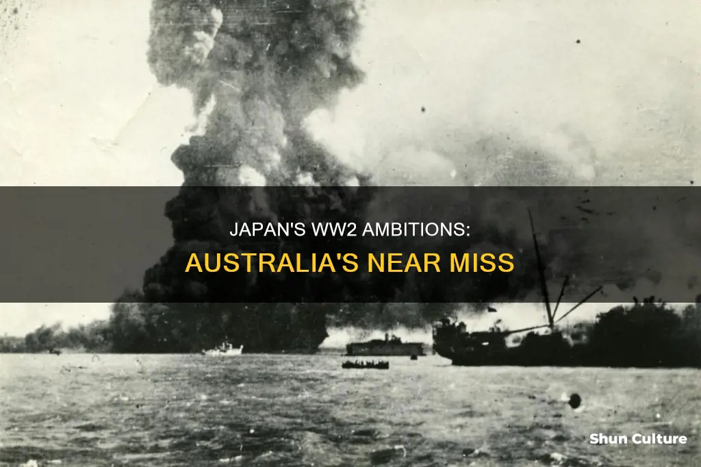 did japan make it to australia in ww2