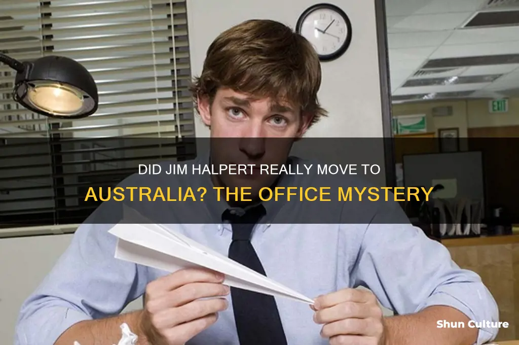 did jim halpert go to australia