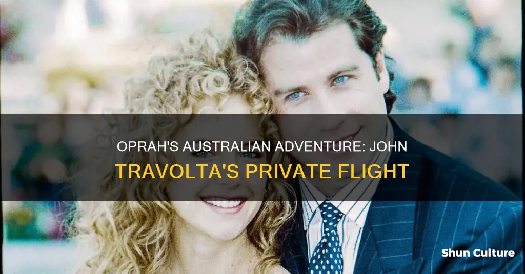 did john travolta fly oprah to australia