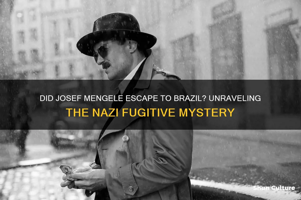 did josef mengele escape to brazil