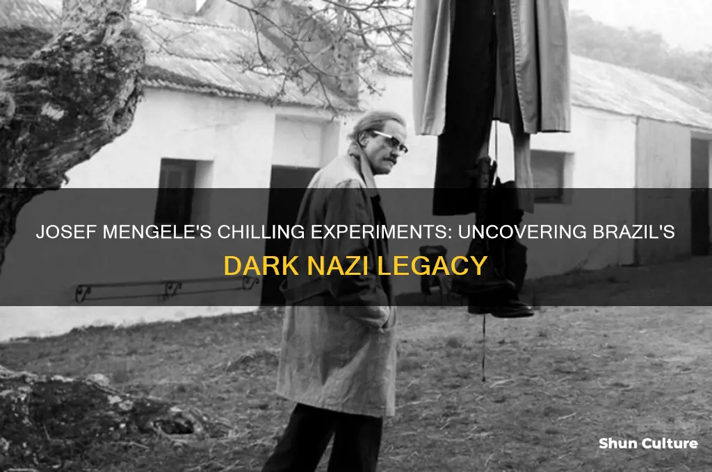 did josef mengele experiment in brazil