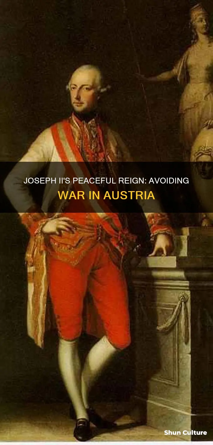 did joseph ii of austria avoid war