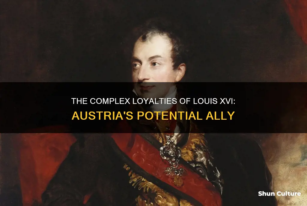 did louis xvi plan to ally with austria