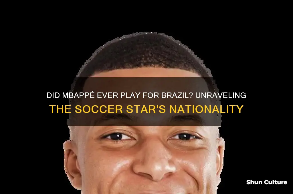 did mbappe play for brazil