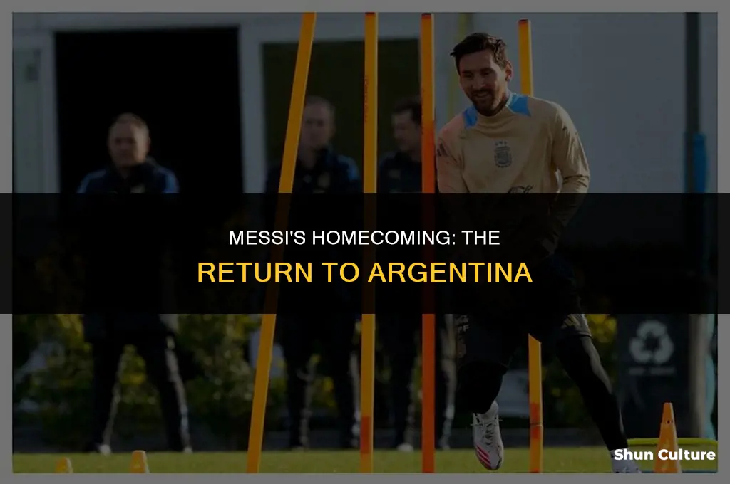 did messi go back to argentina