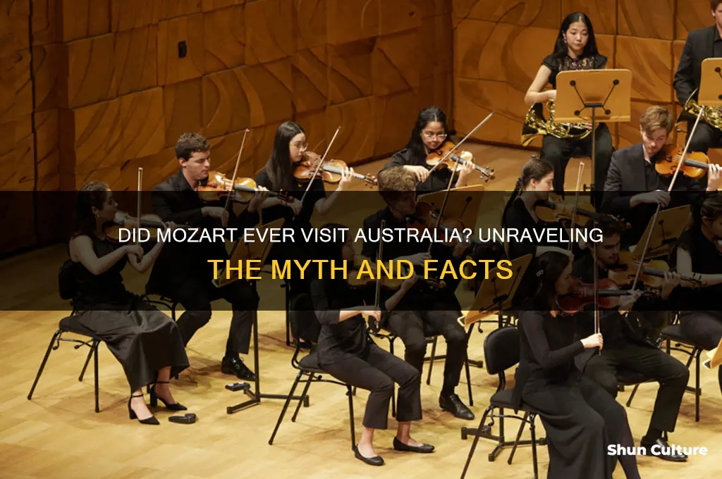 did mozart go to australia