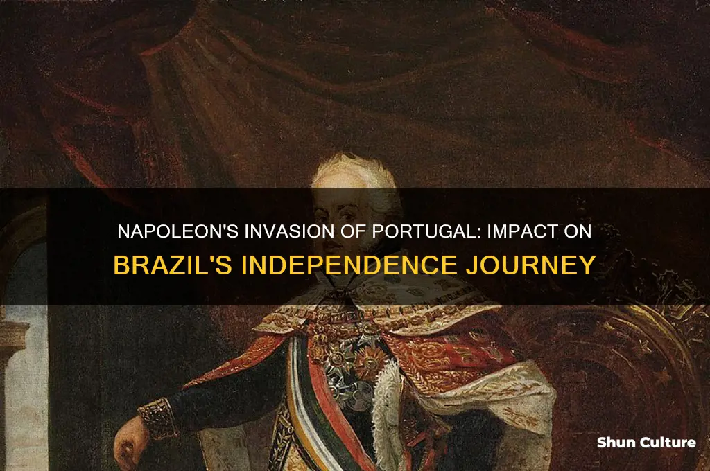 did napoleon invade portugal affect brazil