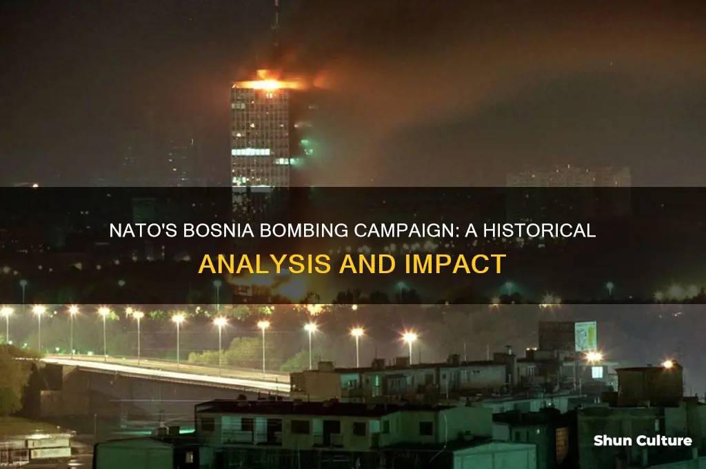 did nato bomb bosnia