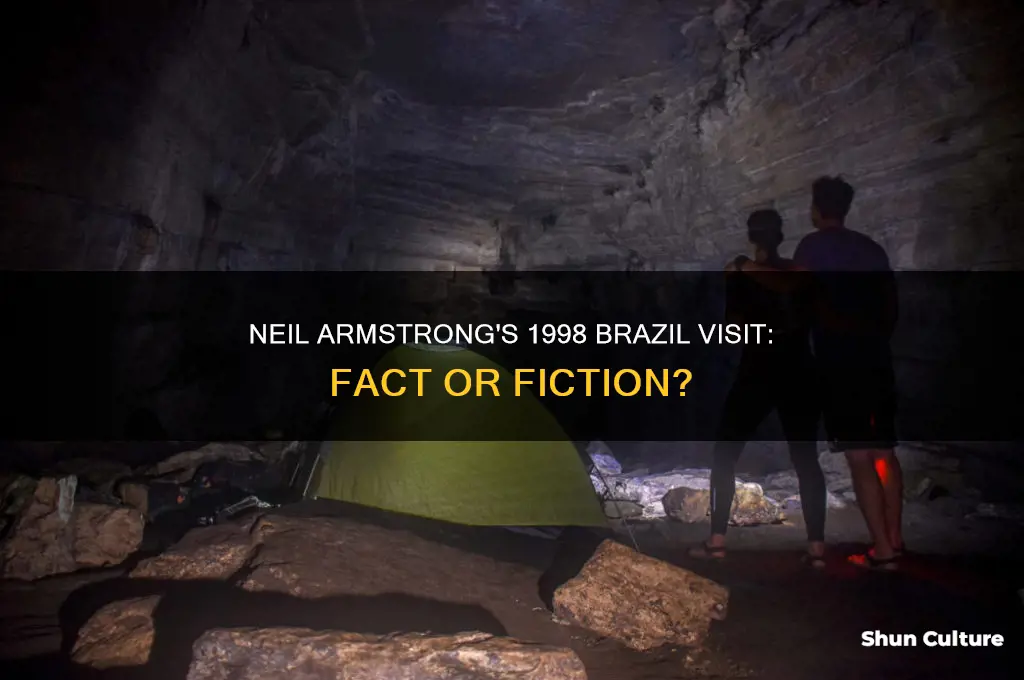 did neil armstrong visit brazil in 1998