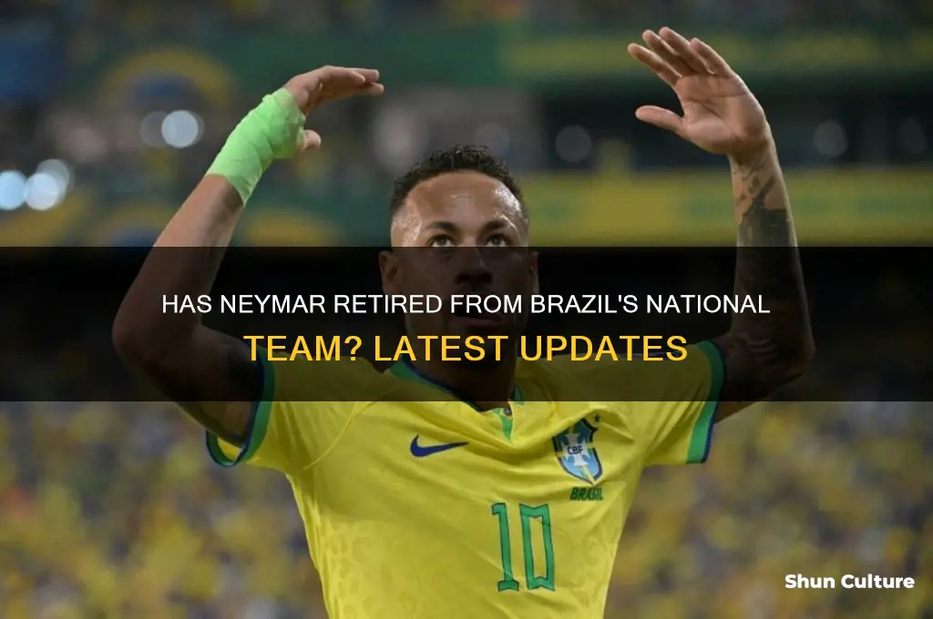 did neymar retire from brazil