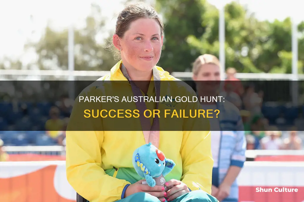 did parker find gold in australia