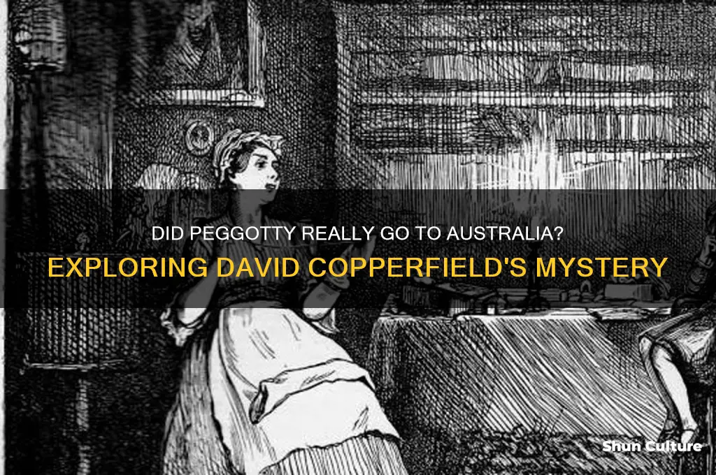 did peggotty go to australia