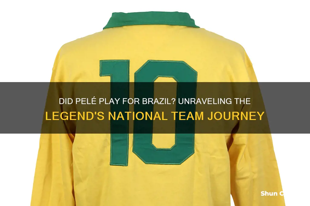 did pele play for brazil