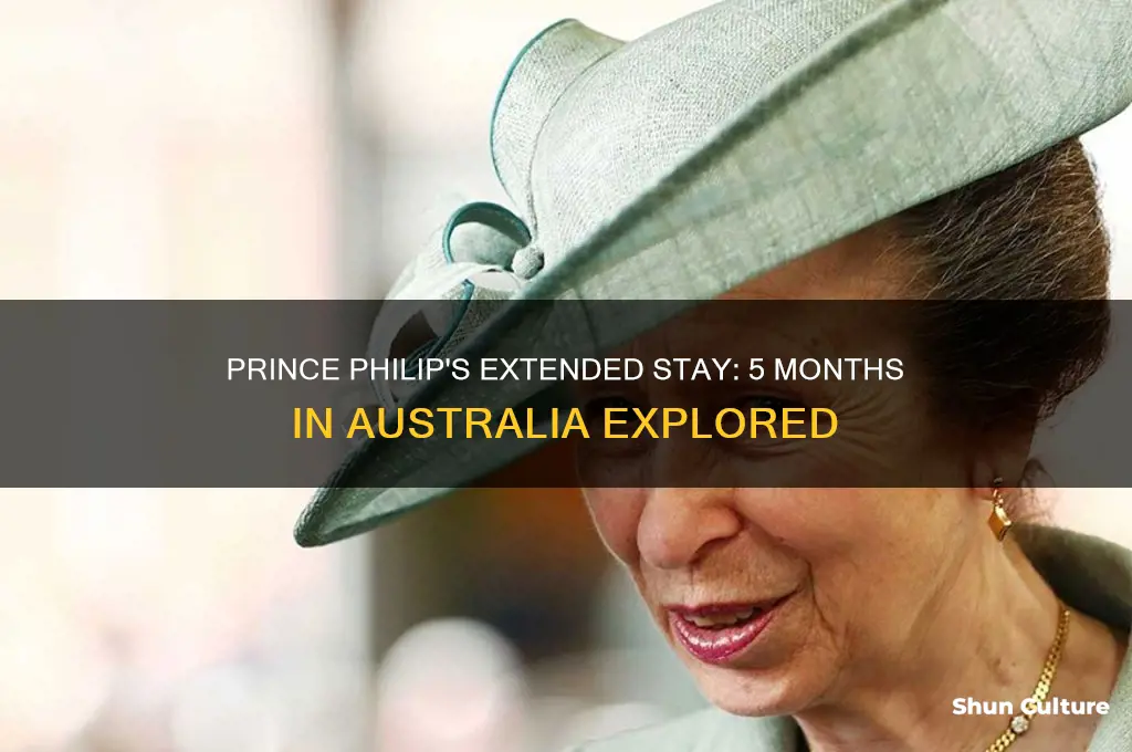 did prince philip go to australia for 5 months