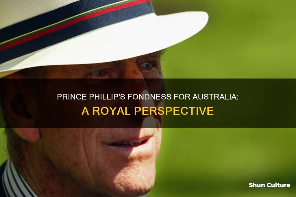 did prince phillip like australia