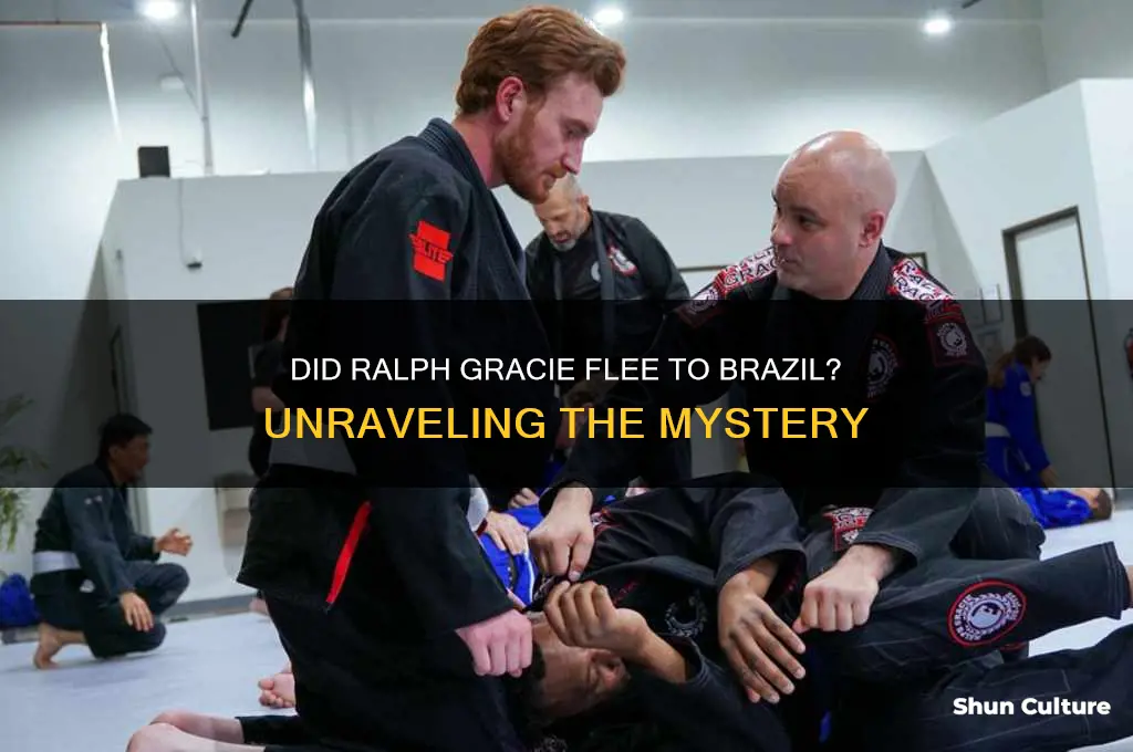 did ralph gracie flee to brazil