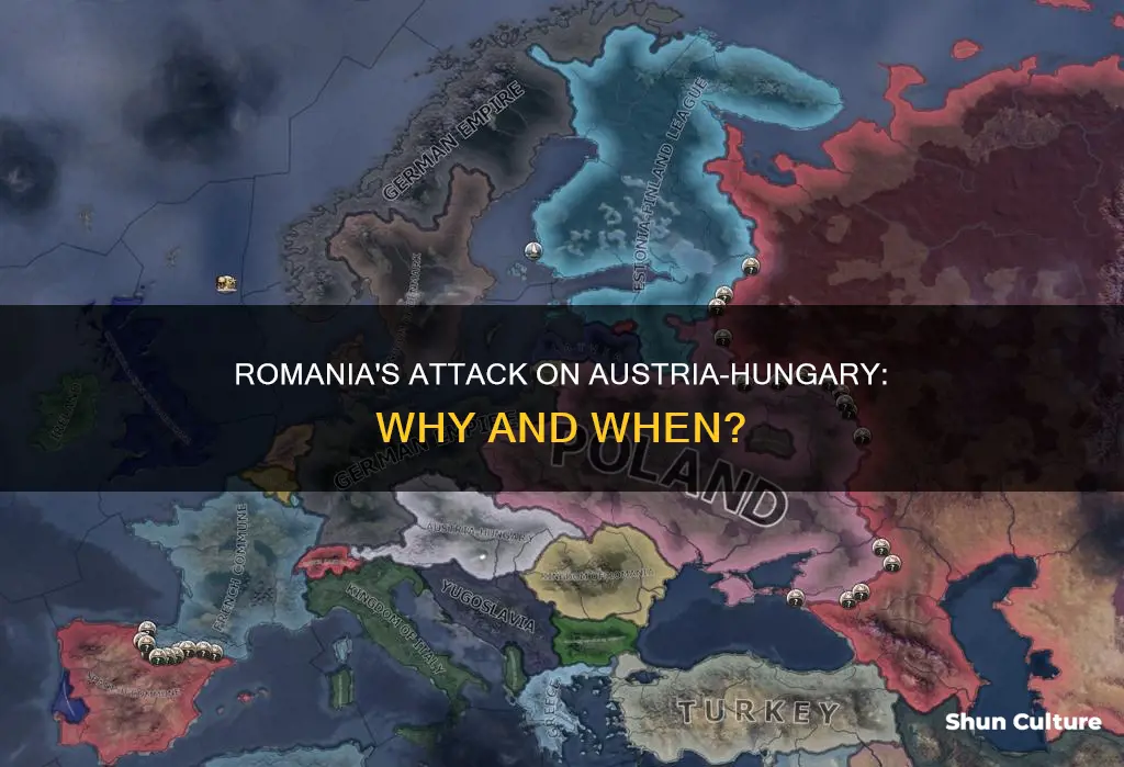 did romania attack austria hungary