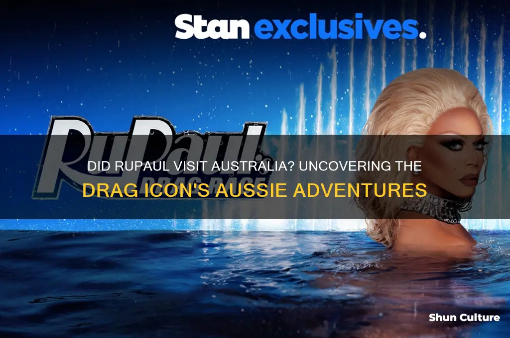 did rupaul go to australia