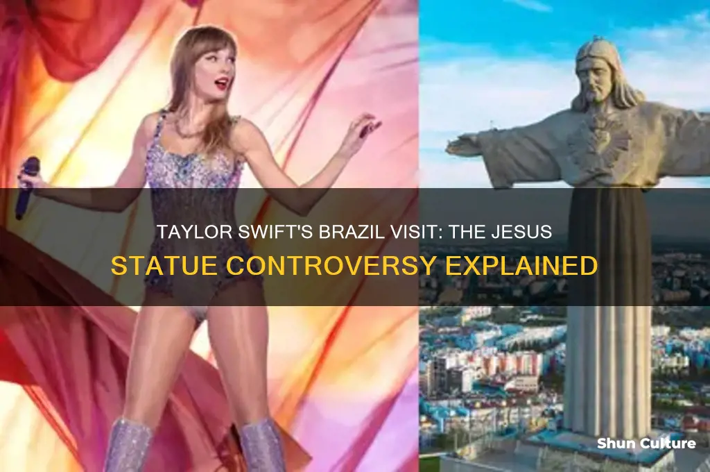 did taylor swift ruin the jesus statue in brazil