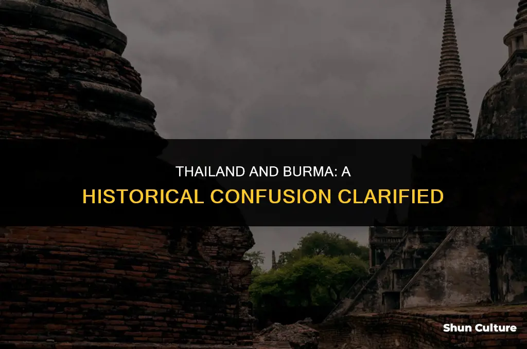 did thailand used to be burma