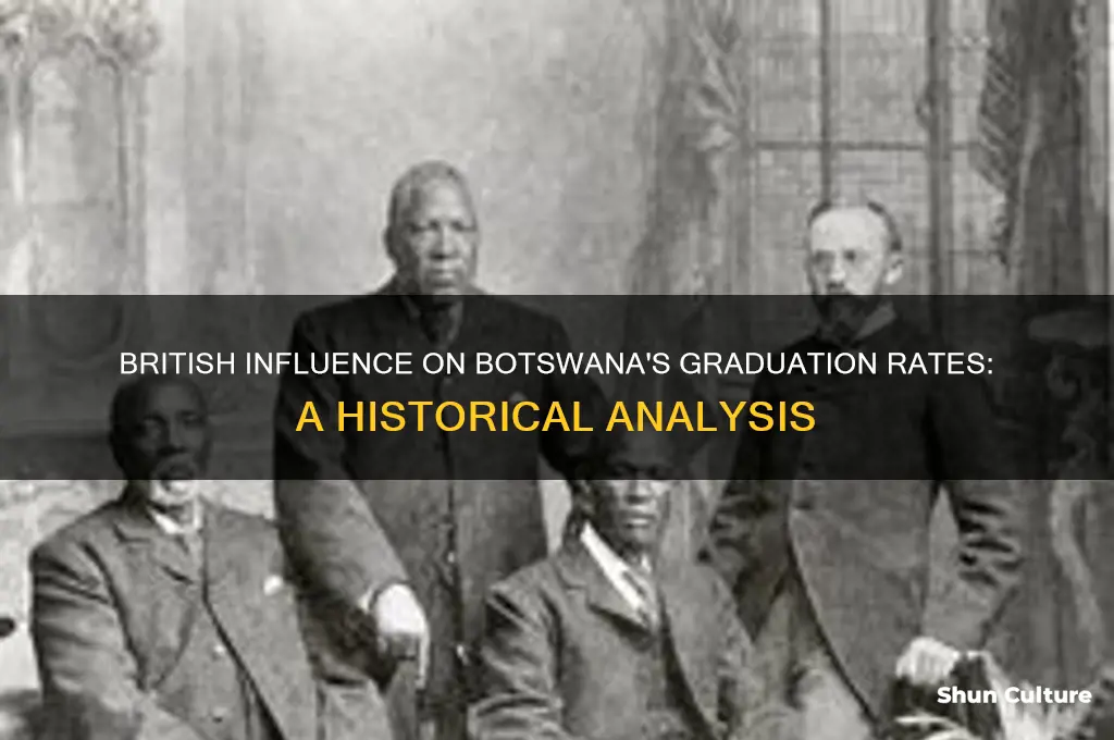 did the british affect botswana graduation rate