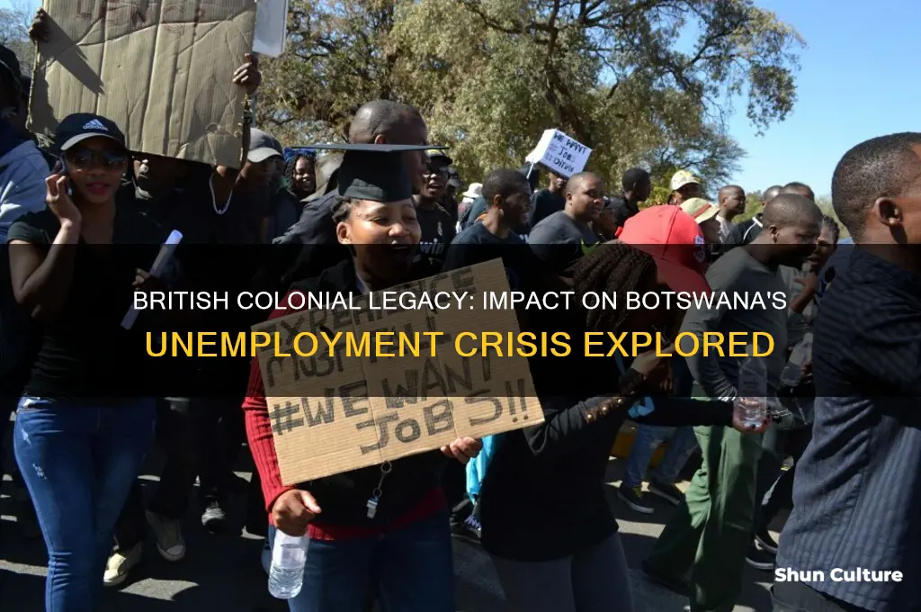 did the british affect botswanas unemployment