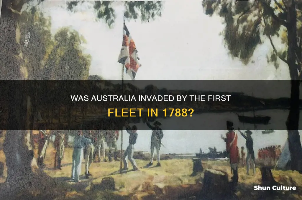 did the first fleet invade australia