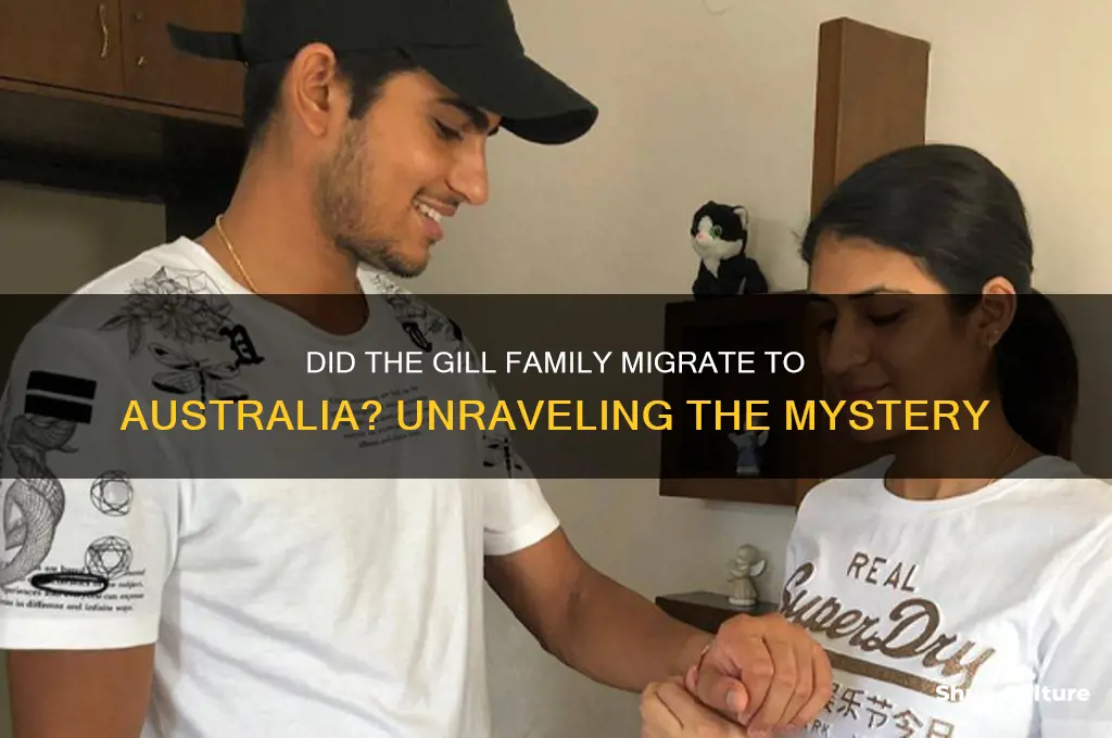did the gill family go to australia