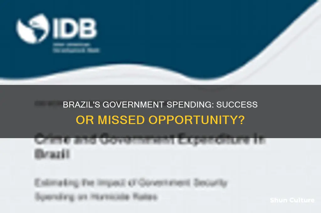 did the government spending in brazil work