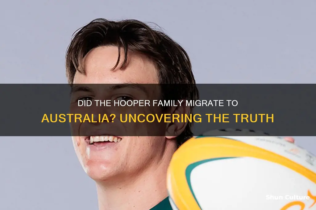did the hooper family go to australia