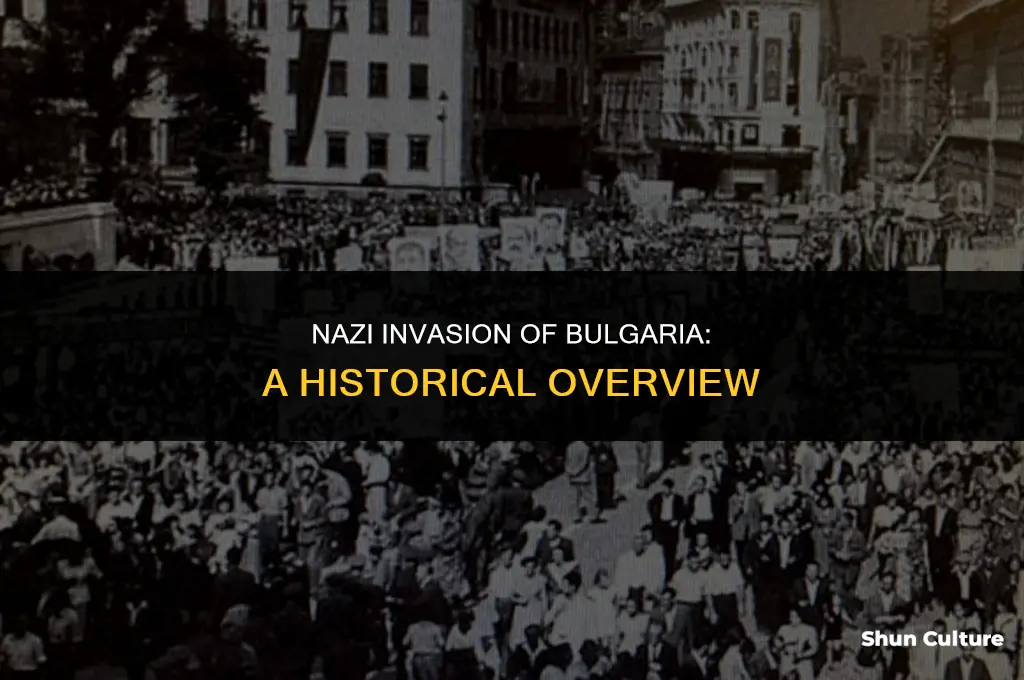 did the nazis invade bulgaria and captere