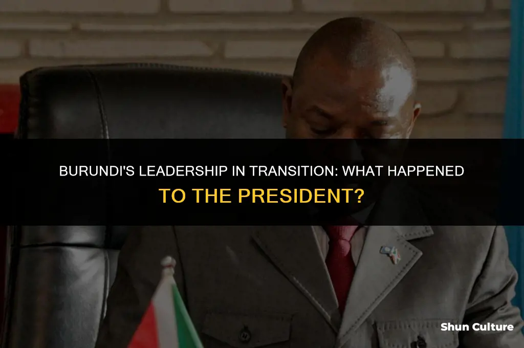 did the president of burundi die