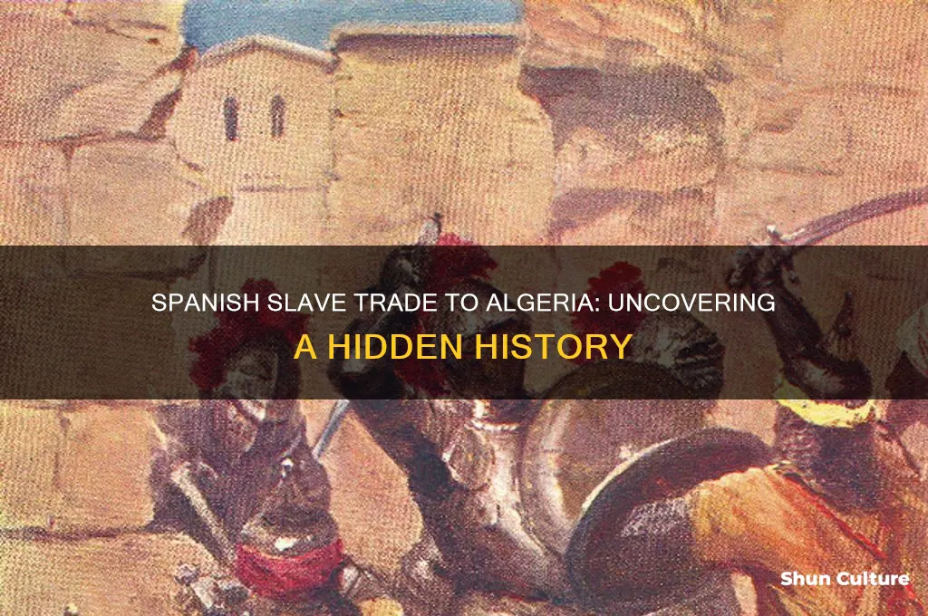 did the spanish take slaves to algeria