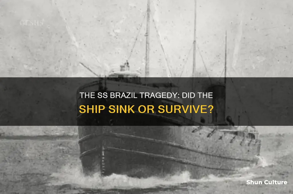 did the ss brazil sinck