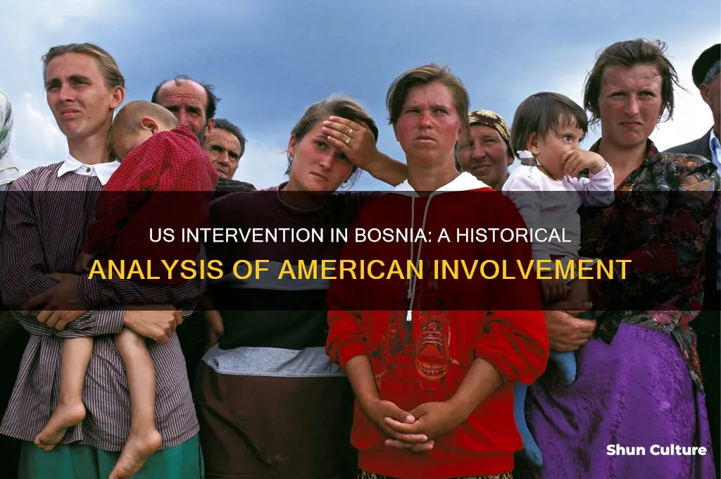 did the us intervene in bosnia