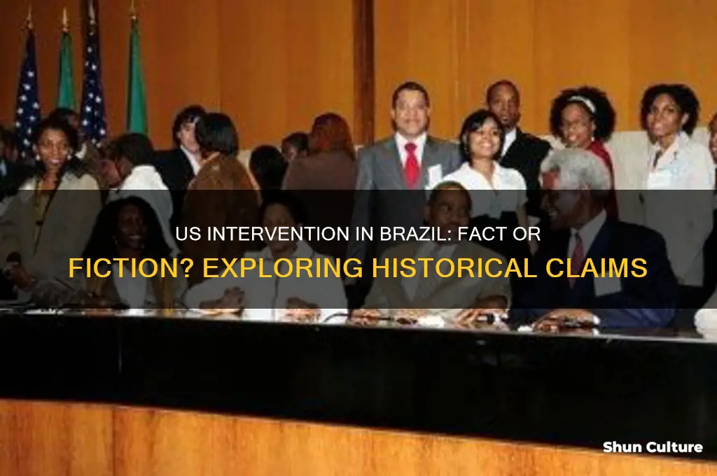 did the us intevine in brazil