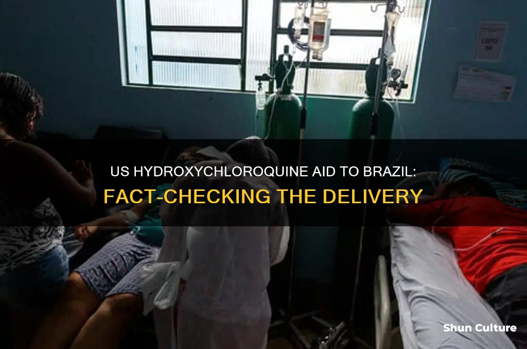 did the us send hydroxychloroquine to brazil